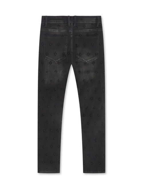 Embellish Cygnus Skinny Jean - Washed Black